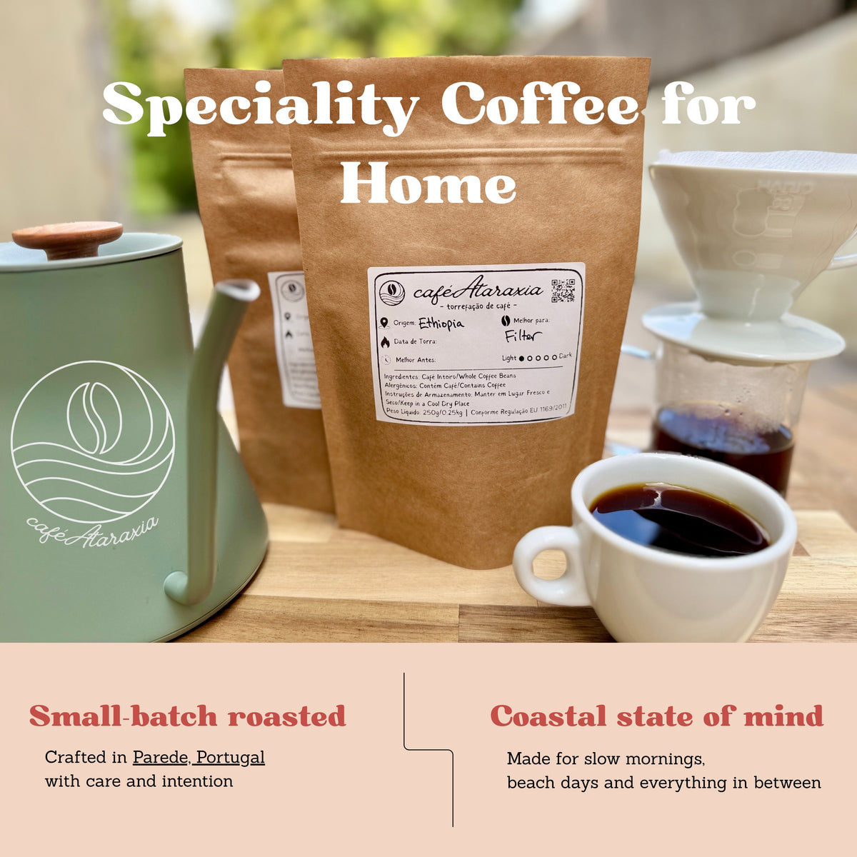Ethiopia - Filter - Light Roast - Wild Berries, Yellow Peach - 250g